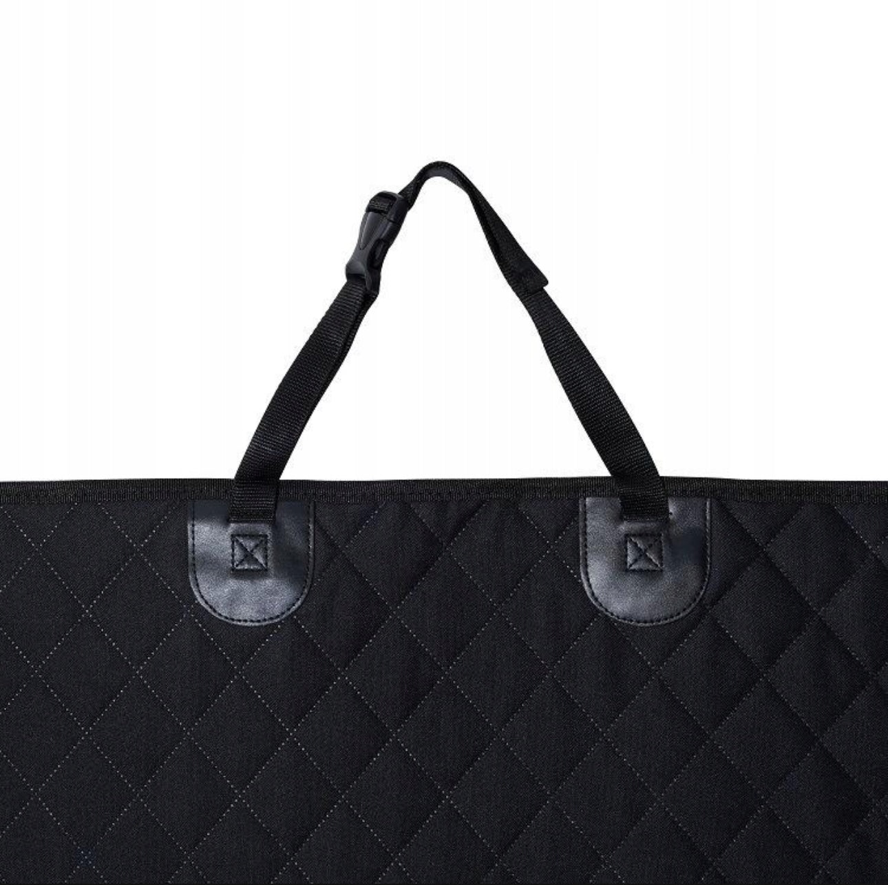 Vanntett bilsetebeskyttelse for hund – 130x137 cm, svart, slitesterk Oxford-polyester med antiskli bakside og sideklaffer for ekstra setebeskyttelse.